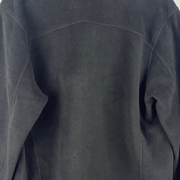Core 365 Sweater Size L Black Long Sleeve Full Zip Collared Pockets Polyester - Picture 8 of 9